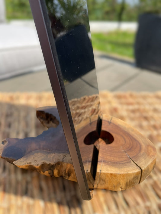 Grote Gamal Houten Telefoonhouder - Naturel