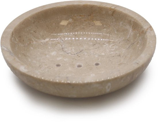 Marmer Zeepbakje - Rond - Honing